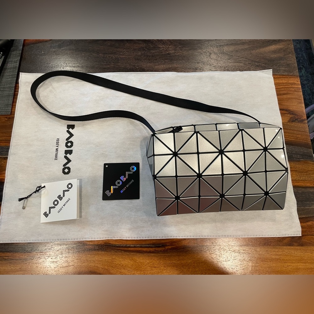 Authentic Bao Bao Issey Miyake Carton Geometric Crossbody Bag